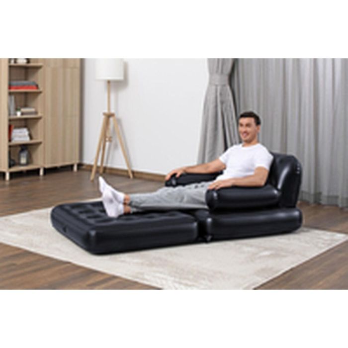 Bestway Sillon Hinchable 4 Posiciones Negro 191x38x25 cm Interior 75114 3