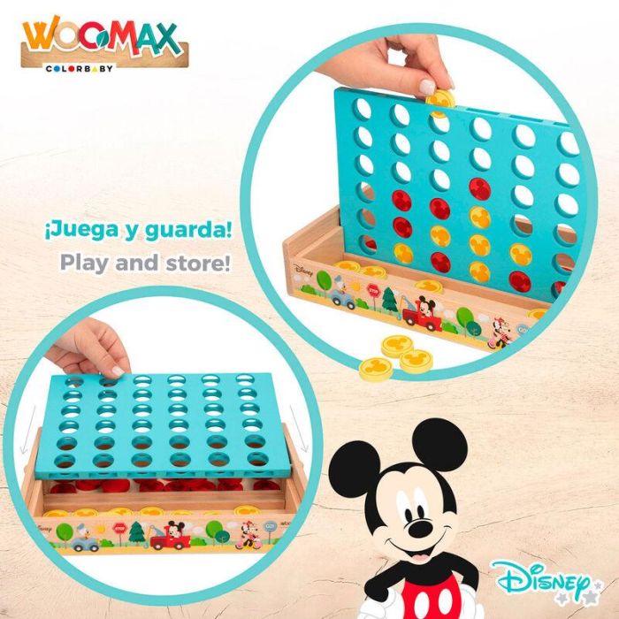 Juego Cuatro en Raya madera Disney 3