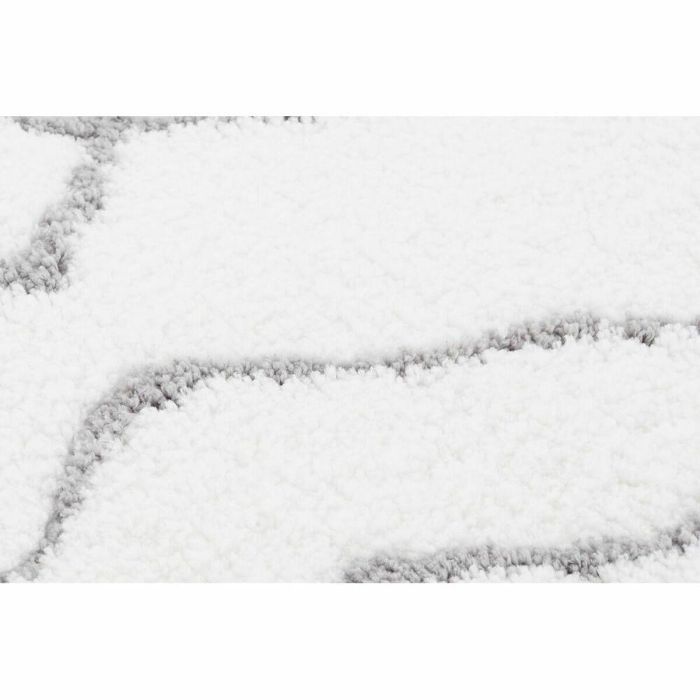 Alfombra Scandi DKD Home Decor Blanco Gris 180 x 3 x 120 cm 2 Alfombra Scandi DKD Home Decor Blanco Gris 180 x 3 x 120 cm 2