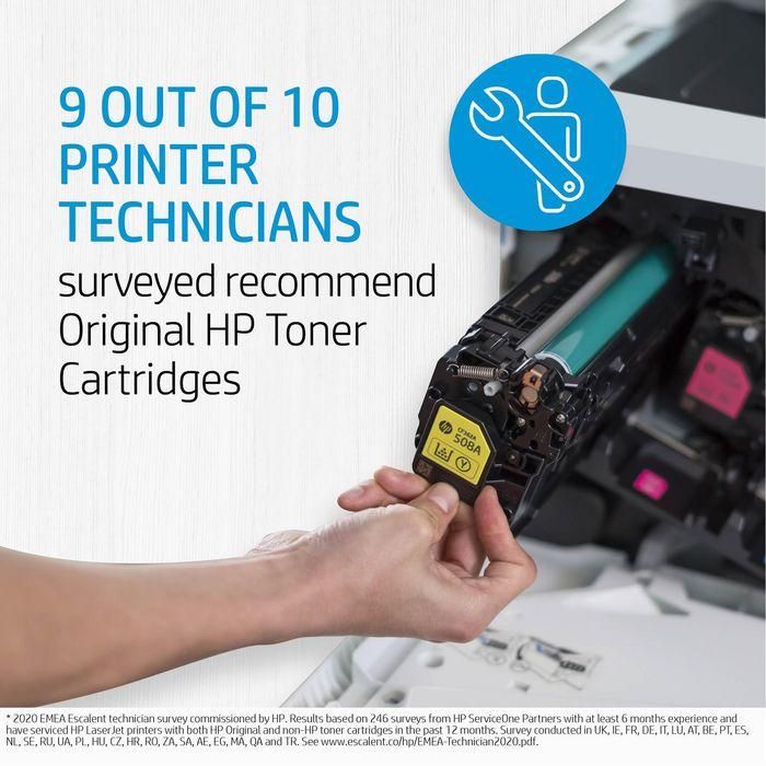 HP 124A Yellow Original LaserJet Toner Cartridge 10 HP 124A Yellow Original LaserJet Toner Cartridge 10