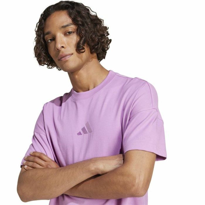 Camiseta de Manga Corta Hombre Adidas All Szn Morado 1 Camiseta de Manga Corta Hombre Adidas All Szn Morado 1