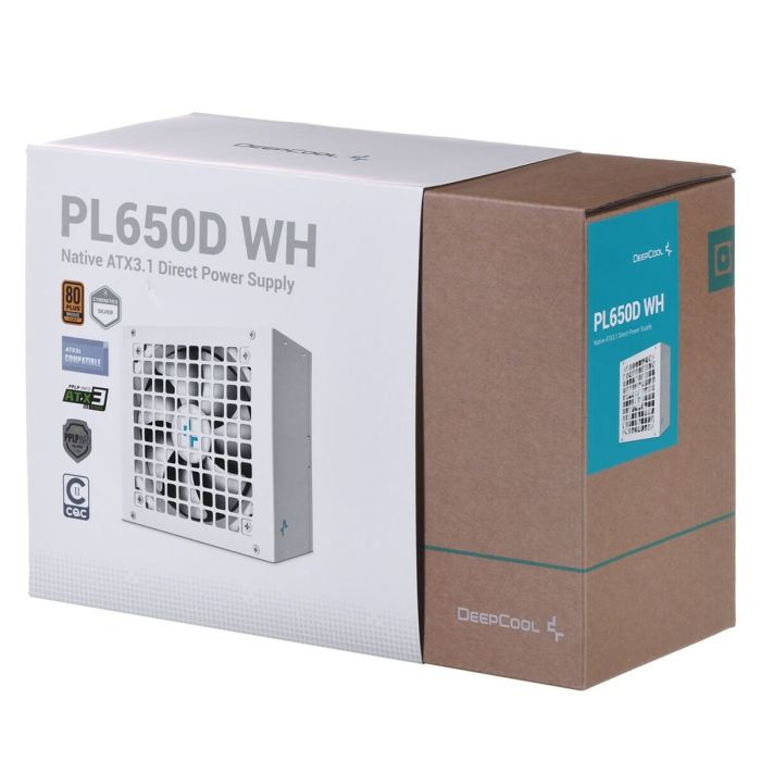 Fuente de Alimentación DEEPCOOL R-PL650D-FC0W-JDEU-V2 ATX 650 W 80 Plus Bronze RoHS WEEE 1 Fuente de Alimentación DEEPCOOL R-PL650D-FC0W-JDEU-V2 ATX 650 W 80 Plus Bronze RoHS WEEE 1