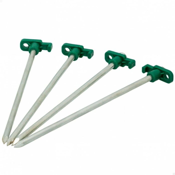 Piquetas para camping Aktive 25 cm 4 Piezas Ø 8 mm (24 Unidades) 6 Piquetas para camping Aktive 25 cm 4 Piezas Ø 8 mm (24 Unidades) 6