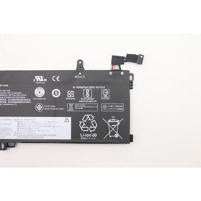 Lenovo Internal lithium-ion battery, 3-cell design, 57Wh capacity, compatible with select Lenovo ThinkPad models. 3 Lenovo Internal lithium-ion battery, 3-cell design, 57Wh capacity, compatible with select Lenovo ThinkPad models. 3