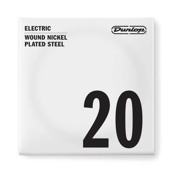Dunlop 020 Cuerda Eléctrica Nickel Entorchada Guitarra Eléctrica