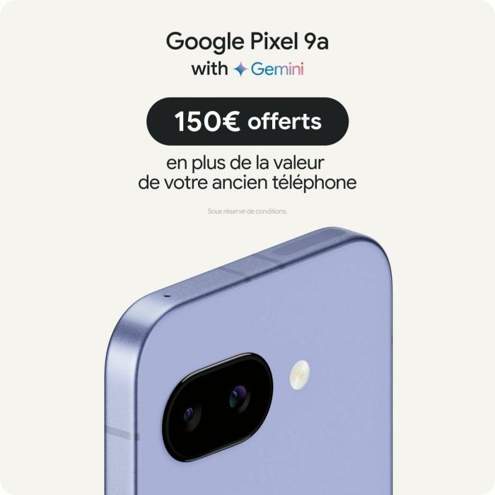 Google Pixel 9a 5G Dual SIM 128GB 8GB RAM Porcelain - Smartphone Android 15, Pantalla 6.3" 120Hz 12 Google Pixel 9a 5G Dual SIM 128GB 8GB RAM Porcelain - Smartphone Android 15, Pantalla 6.3" 120Hz 12