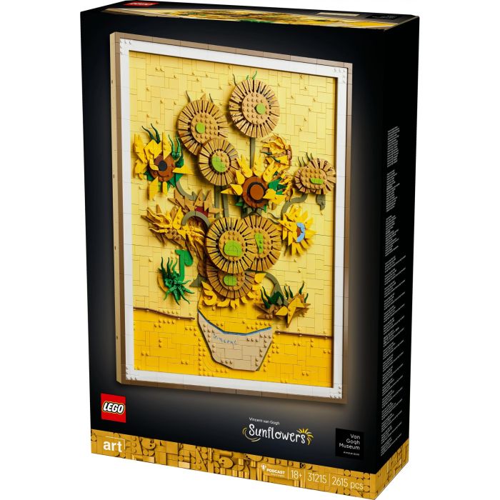 LEGO Art 31215 Set de Construcción Vincent van Gogh Girasoles para Adultos - Arte Mural 10