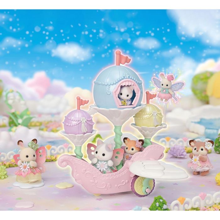 Sylvanian Families 5827 Barco Fantasía Floral con Figura de Bebé 3 Sylvanian Families 5827 Barco Fantasía Floral con Figura de Bebé 3