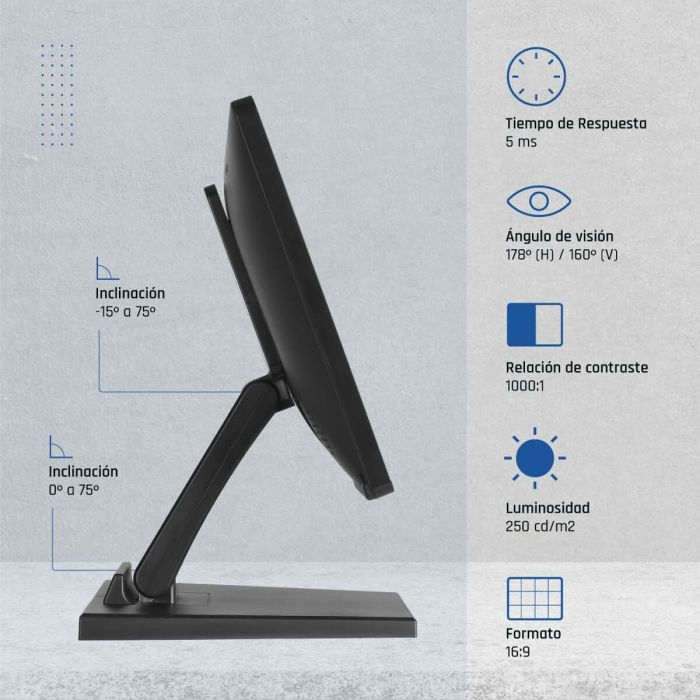 Monitor iggual IGG319864 15" HD+ 2