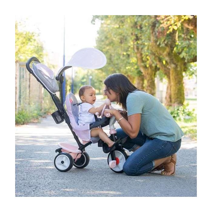 Triciclo Baby Driver Plus Rosa - SMOBY 2 Triciclo Baby Driver Plus Rosa - SMOBY 2
