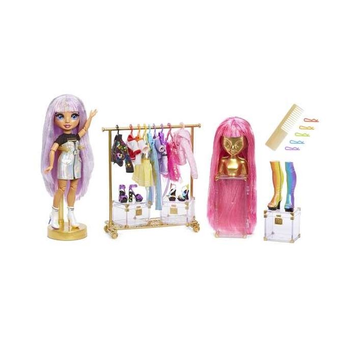 MGA Estudio Fashion Rainbow High Muñeca con Más de 300 Looks y Accesorios, Incluye Muñeca Exclusiva, 22 cm 7
