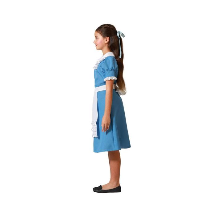 Disfraz Princesa Azul Vestido Niña Con Delantal 10-12 Años 1 Disfraz Princesa Azul Vestido Niña Con Delantal 10-12 Años 1