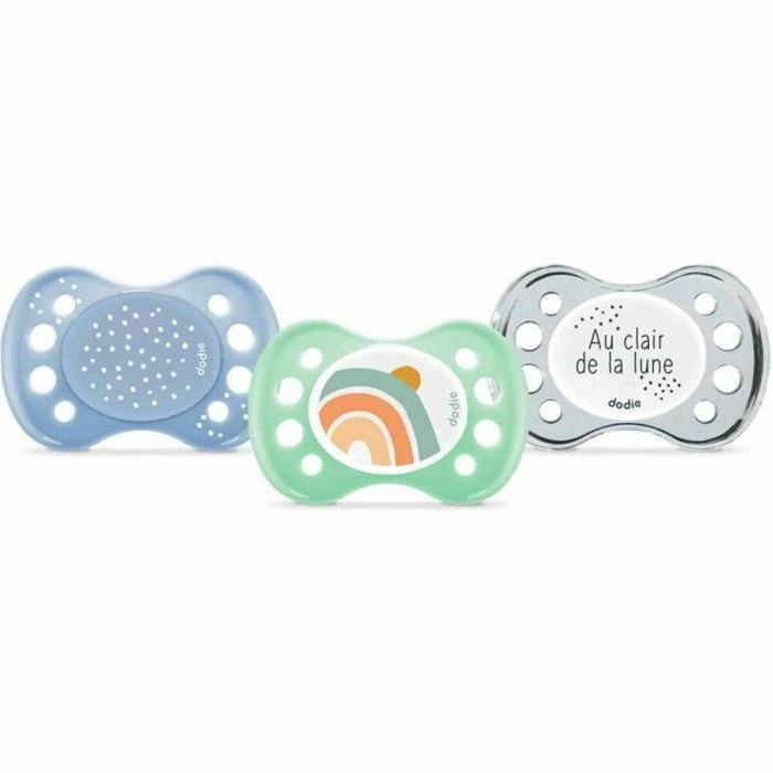 Dodie ES2 Chupetes MAM Anatómicos para Bebés de 0 a 6 Meses - Pack de 3 Unidades