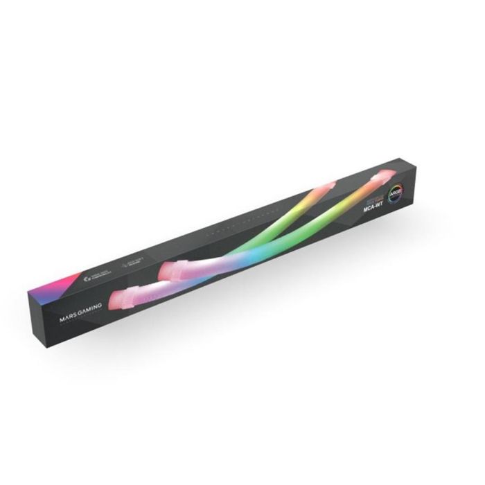 Mars Gaming MCA-WT Fundas ARGB para Tubos de Refrigeración Líquida, 30 LEDs, Silicona, 330mm para 10-12mm 1 Mars Gaming MCA-WT Fundas ARGB para Tubos de Refrigeración Líquida, 30 LEDs, Silicona, 330mm para 10-12mm 1