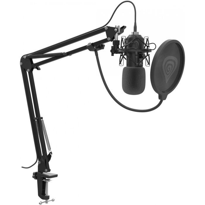 GENESIS Radium 400 G2 Micrófono de estudio USB Alámbrico Negro Cardioide con Filtro Antipop y Montura Antivibraciones 2