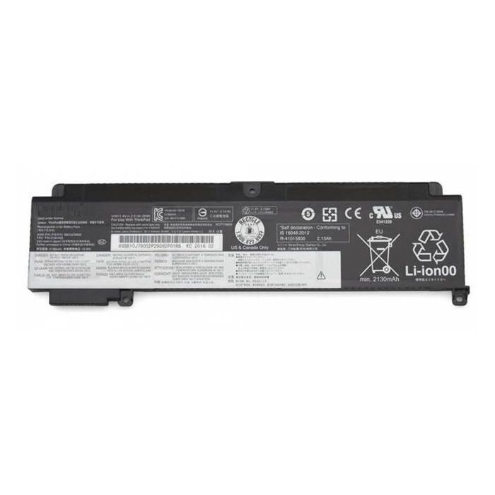 CoreParts Laptop Battery for Lenovo 23WH Li-Pol 11.4V 2Ah Black, Lenovo ThinkPad T460S, ThinkPad T470s CoreParts Laptop Battery for Lenovo 23WH Li-Pol 11.4V 2Ah Black, Lenovo ThinkPad T460S, ThinkPad T470s