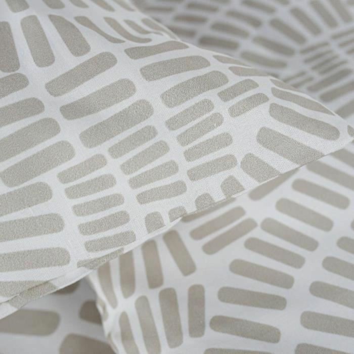 Today Mawira Juego Ropa Cama - Funda Nórdica 240x220 cm, 2 Almohadas 63x63 cm - 100% Algodón - Estampado Étnico Beige 1 Today Mawira Juego Ropa Cama - Funda Nórdica 240x220 cm, 2 Almohadas 63x63 cm - 100% Algodón - Estampado Étnico Beige 1