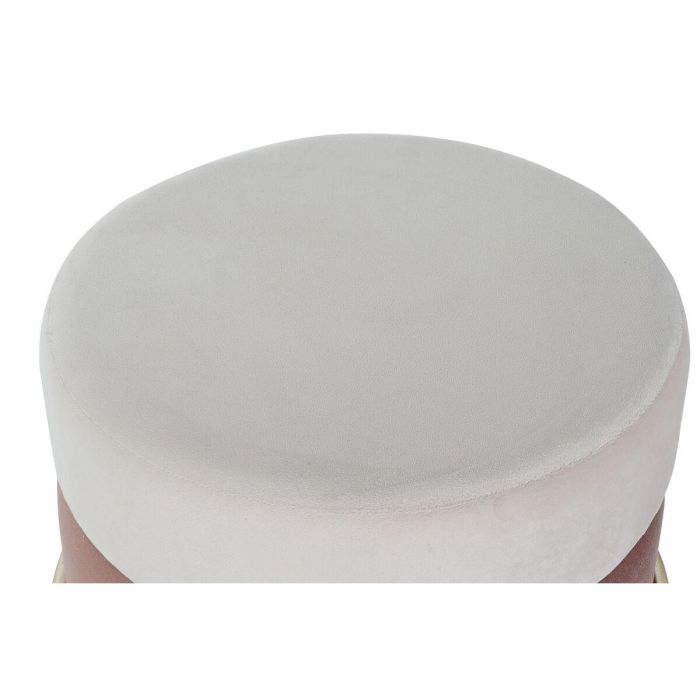 Reposapies Glam DKD Home Decor Rosa Dorado 48 x 47 x 48 cm 3 Reposapies Glam DKD Home Decor Rosa Dorado 48 x 47 x 48 cm 3