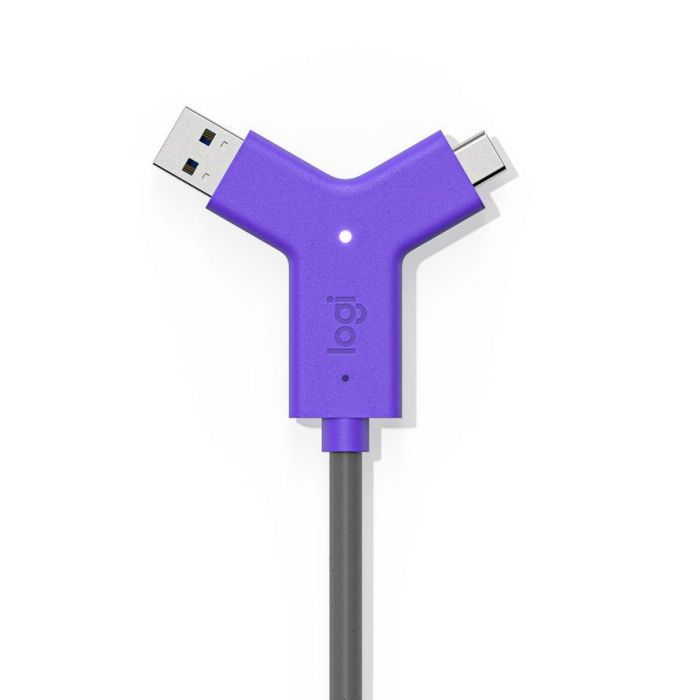 Logitech Swytch Hub 2xHDMI/1xSuperSpeed USB/2xUSB-C Hub de Conexiones Grafito