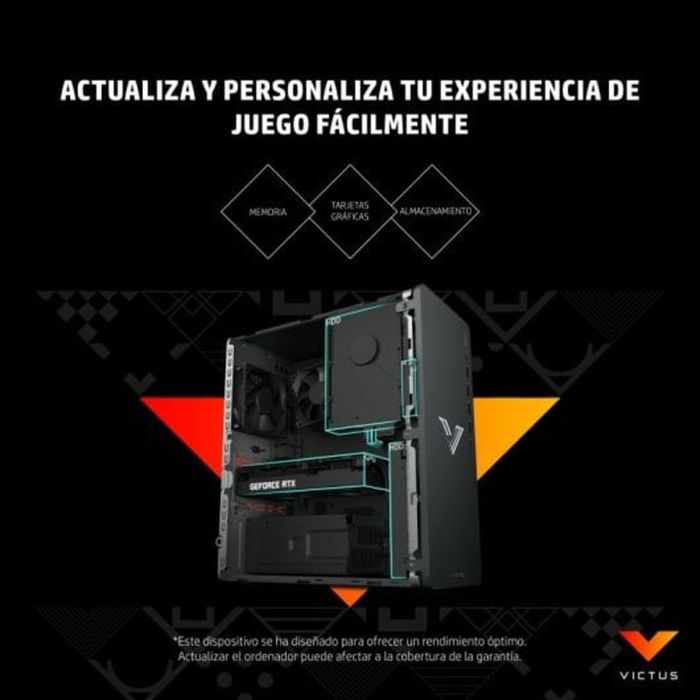 PC de Sobremesa HP 32 GB RAM 1 TB 1 TB SSD Nvidia Geforce RTX 4060 AMD Ryzen 7 5700G 4