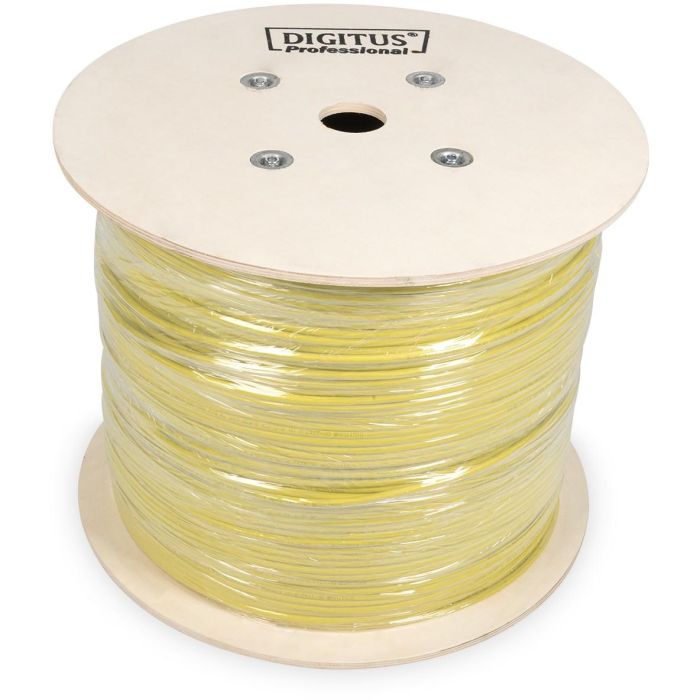 Digitus Cat7a Cable de instalación S/FTP Pares trenzados 1000m amarillo AWG22/1 1 Digitus Cat7a Cable de instalación S/FTP Pares trenzados 1000m amarillo AWG22/1 1