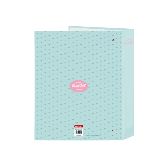 Carpeta de anillas BlackFit8 Enjoy Verde A4 27 x 33 x 6 cm 1