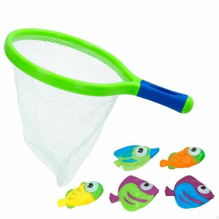 Set juego pesca aqua world con salabre y 5 peces - modelos surtidos 3