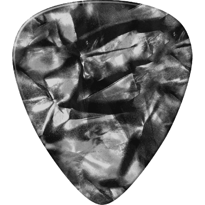 Dunlop Pack 12 Púas Genuine Celluloid Negro - Medium 3 Dunlop Pack 12 Púas Genuine Celluloid Negro - Medium 3