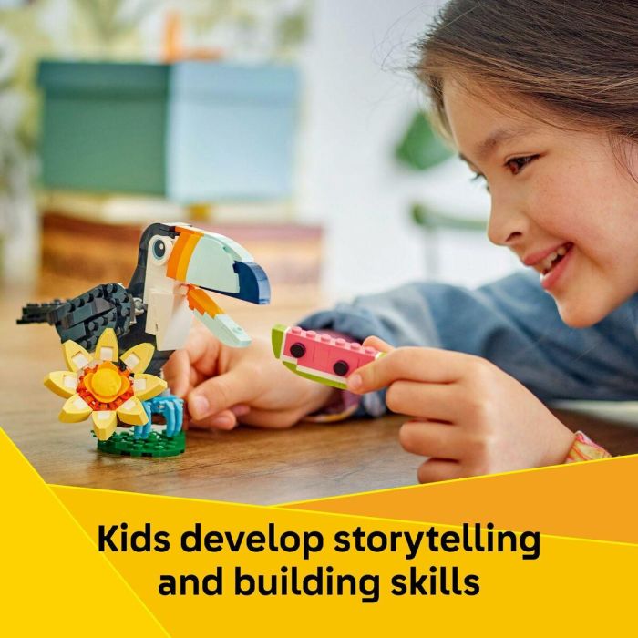 LEGO 31173 Creator 3 en 1 Tucán Tropical - Juego de Construcción para niños 7 años 3