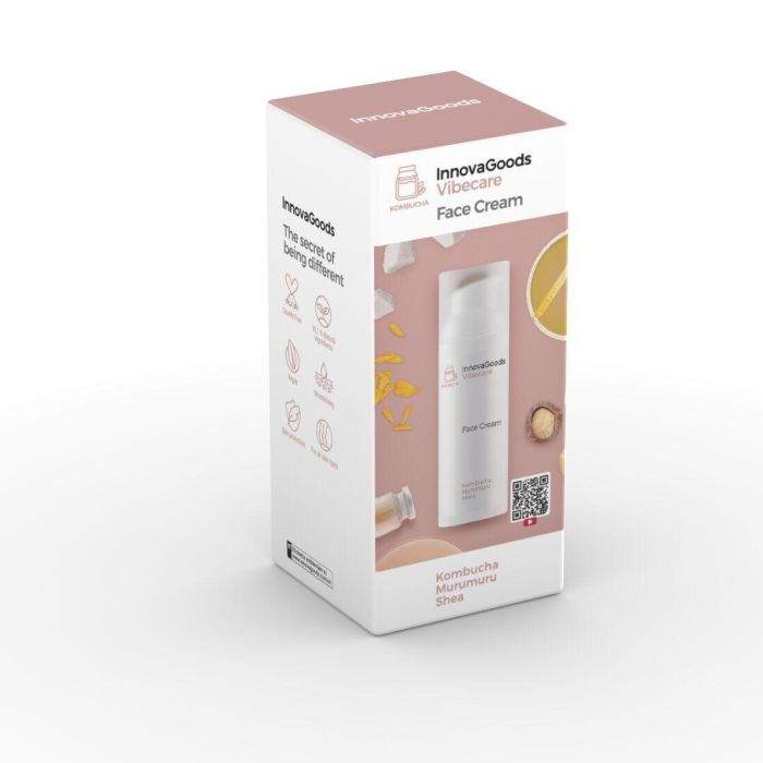 Crema Facial Hidratante Kombucha Vibecare InnovaGoods 50 ml 1 Crema Facial Hidratante Kombucha Vibecare InnovaGoods 50 ml 1
