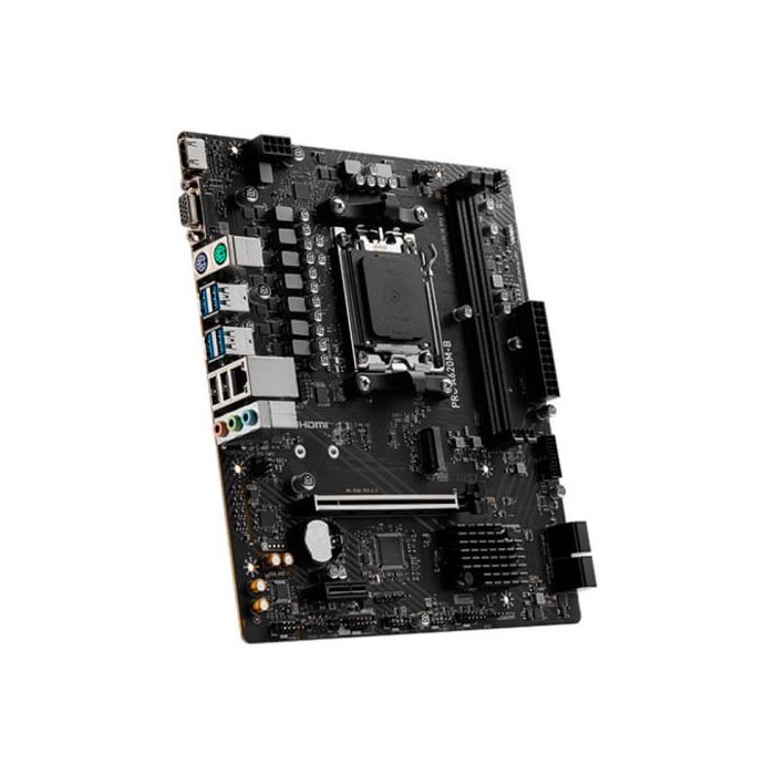 Placa MSI Pro A620M-B,Amd,Am5,A520,2Ddr5,128Gb,Vga+Hdmi,2.5Gblan,4Sata3+1Xm.2,6Usb3.2,Matx 2 Placa MSI Pro A620M-B,Amd,Am5,A520,2Ddr5,128Gb,Vga+Hdmi,2.5Gblan,4Sata3+1Xm.2,6Usb3.2,Matx 2