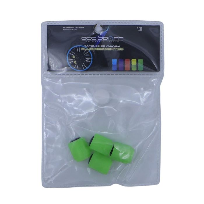 Tapones Valvula Led Verde OCCLEV002 3 Tapones Valvula Led Verde OCCLEV002 3