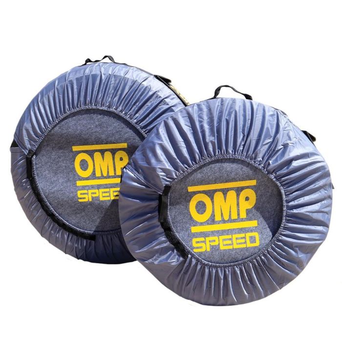 OMP OMPS18050012 Juego de 4 Fundas Universales para Almacenamiento y Transporte de Neumáticos con Bolsillo y Protección Delantera 3