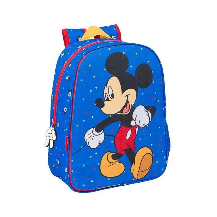 Mochila Safta Infantil Adaptable A Carro Front-Inter Mickey Mouse Good Day 340x260x110 mm 2 Mochila Safta Infantil Adaptable A Carro Front-Inter Mickey Mouse Good Day 340x260x110 mm 2