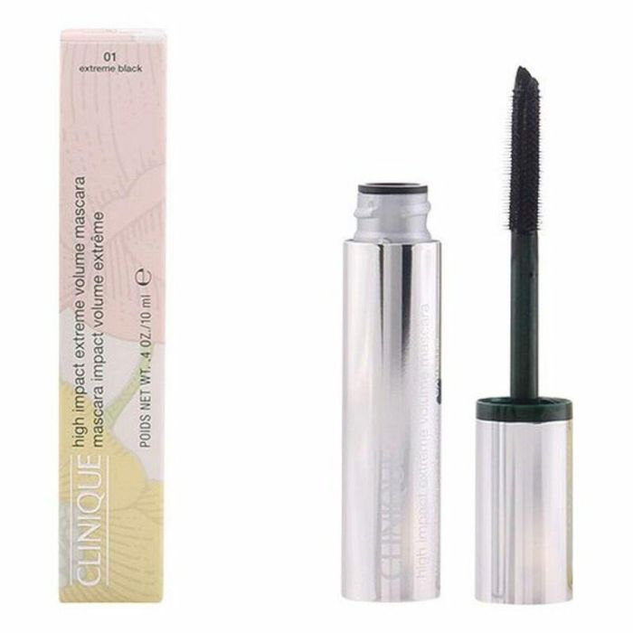 Clinique #01 HIGH IMPACT EXTREME VOLUME Máscara de Pestañas Extreme Black, 10 ml, Volumen Extremo, Hipoalergénica y Larga Duración Clinique #01 HIGH IMPACT EXTREME VOLUME Máscara de Pestañas Extreme Black, 10 ml, Volumen Extremo, Hipoalergénica y Larga Duración