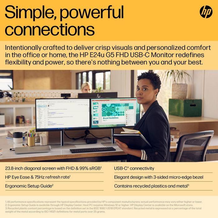 HP E24u G5 FHD USB-C Monitor 5 HP E24u G5 FHD USB-C Monitor 5