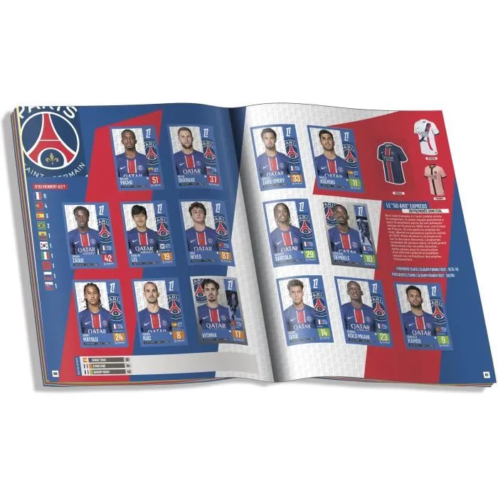 Panini Pack de inicio Fútbol Ligue 1 2024-2025 Álbum 2 fundas 1 gratis PAN8051708022360 5