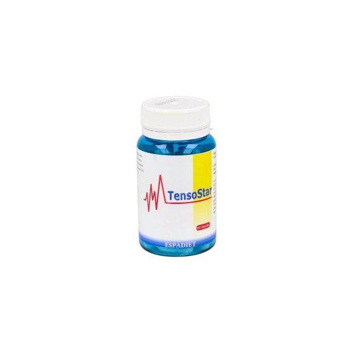 Tensostar - Suplemento con Espino Blanco, Olivo y Coenzima Q10 para Tensión Arterial - 60 Cápsulas