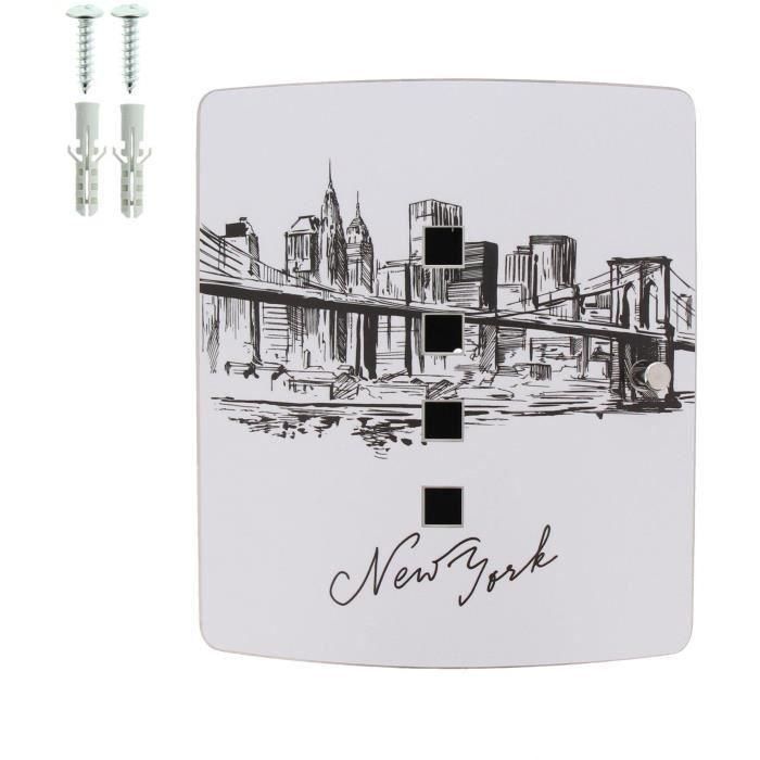 BURG-WÄCHTER Armario para llaves 6204/10 Ni Skyline NY 5 BURG-WÄCHTER Armario para llaves 6204/10 Ni Skyline NY 5