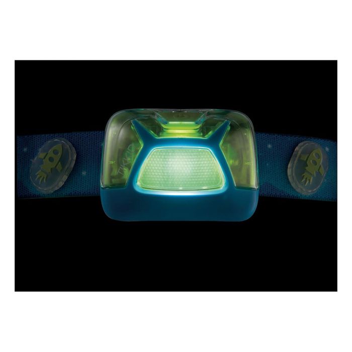 Petzl TIKKID Linterna Frontal, Azul, 30 Lúmenes Máx., 160h Autonomía, IPX4, Incluye 3 Pilas AAA