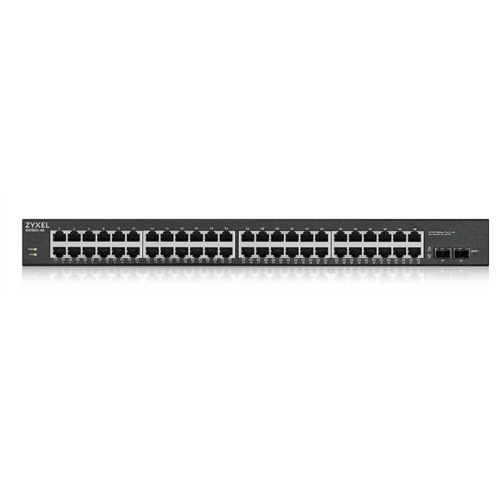Zyxel GS1900-48HPv2 Switch Gestionado L2, 48 Puertos Gigabit Ethernet, PoE, Negro