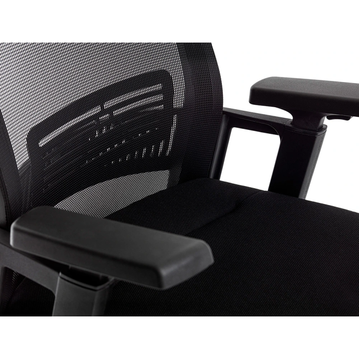 Q-connect Silla de Dirección Ergonómica con Respaldo Alto y Reposacabezas Ajustable, Base Metálica, Color Negro 8 Q-connect Silla de Dirección Ergonómica con Respaldo Alto y Reposacabezas Ajustable, Base Metálica, Color Negro 8