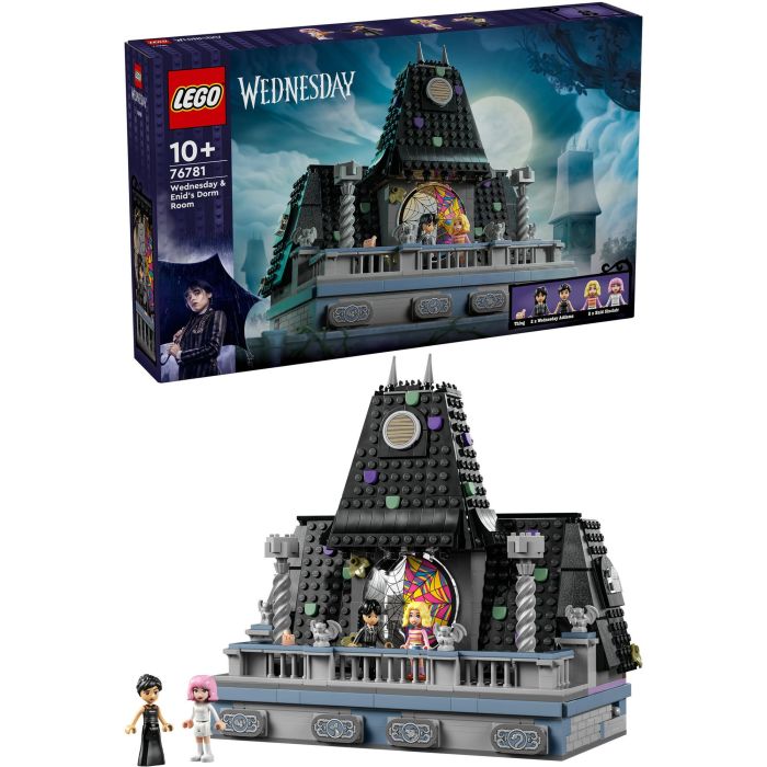 LEGO 76781 Set de Construcción Wednesday: El Dormitorio de Miércoles y Enid, Incluye 4 Minifiguras, Temática Nevermore 14 LEGO 76781 Set de Construcción Wednesday: El Dormitorio de Miércoles y Enid, Incluye 4 Minifiguras, Temática Nevermore 14