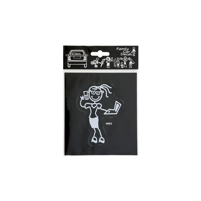 Adhesivo para Ventana de Coche Exterior con Diseño de Familia, Mujer y Trabajo - ADH06672 1 Adhesivo para Ventana de Coche Exterior con Diseño de Familia, Mujer y Trabajo - ADH06672 1