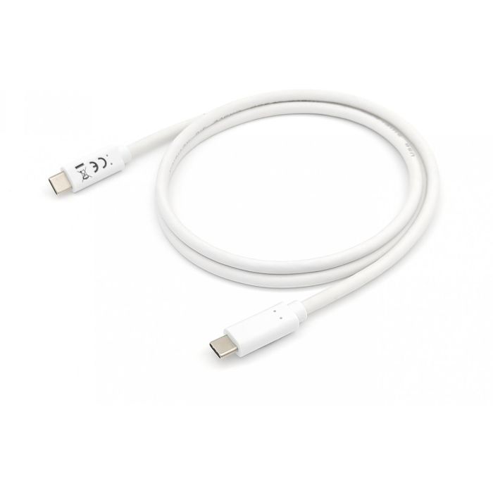Cable USB-C a USB-C Equip 12836207101 Blanco 2 m 2