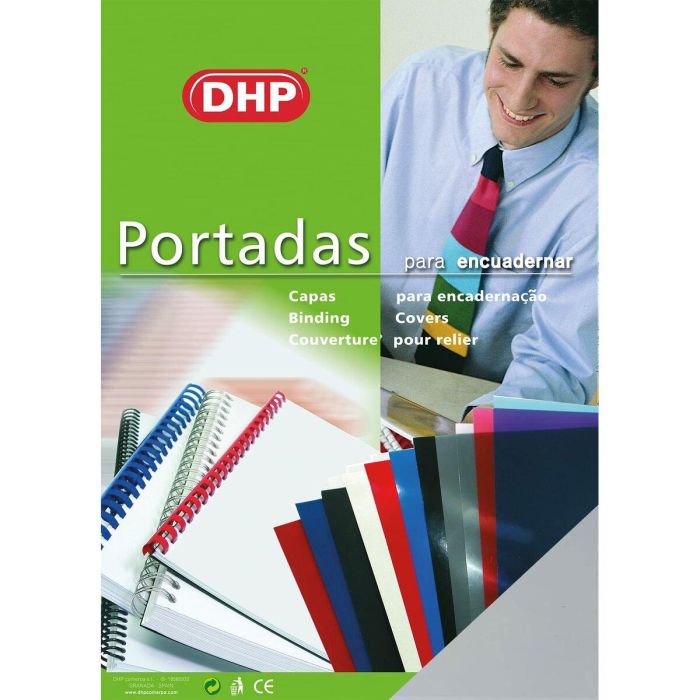 Portadas de encuadernación DHP Transparente A4 PVC 100 Piezas Portadas de encuadernación DHP Transparente A4 PVC 100 Piezas