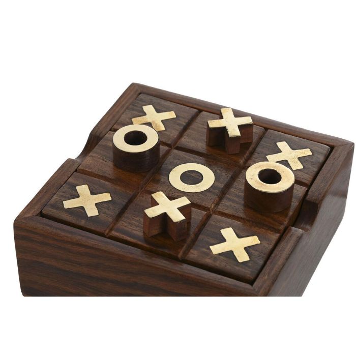 Juego Colonial DKD Home Decor Marron 11.5 x 4.6 x 11.5 cm Set de 2 3