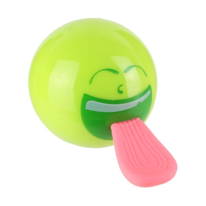 Jeux 2 momes Bola Emoti Lanzador Seche Pleure, Bola de Goma con Lengua para Lanzar Hasta 6 Metros 1