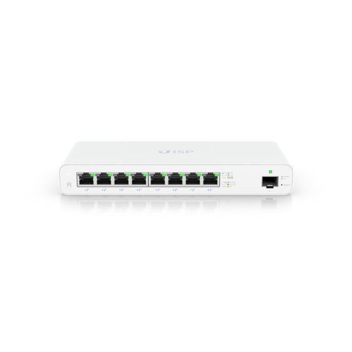 Ubiquiti UISP Router, 600 g (1.32 lb), 8 Puertos RJ45 Gigabit Ethernet 6