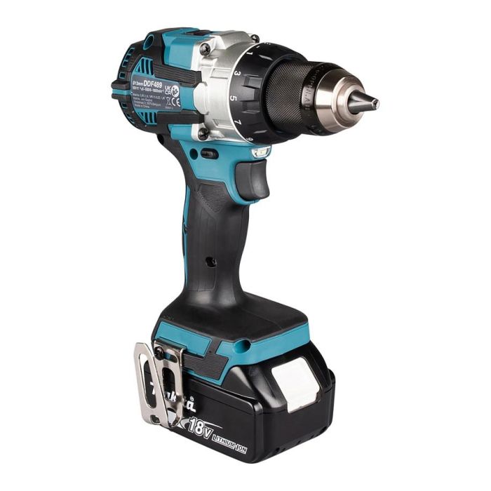 Makita DDF489Z Destornillador Eléctrico Sin Escobillas, 18V, 73 Nm, Mango de Pistola, Ideal para Acero y Madera 14